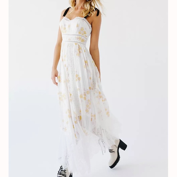 Free People Seven Wonders Maxi Dress - Picture 1 of 12